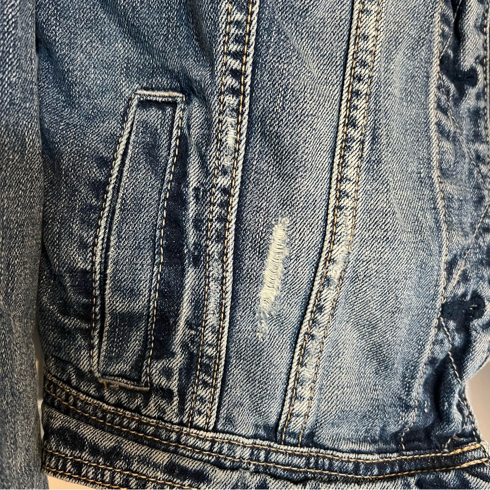 Distressed Jean Jacket - Picture 2 of 5
